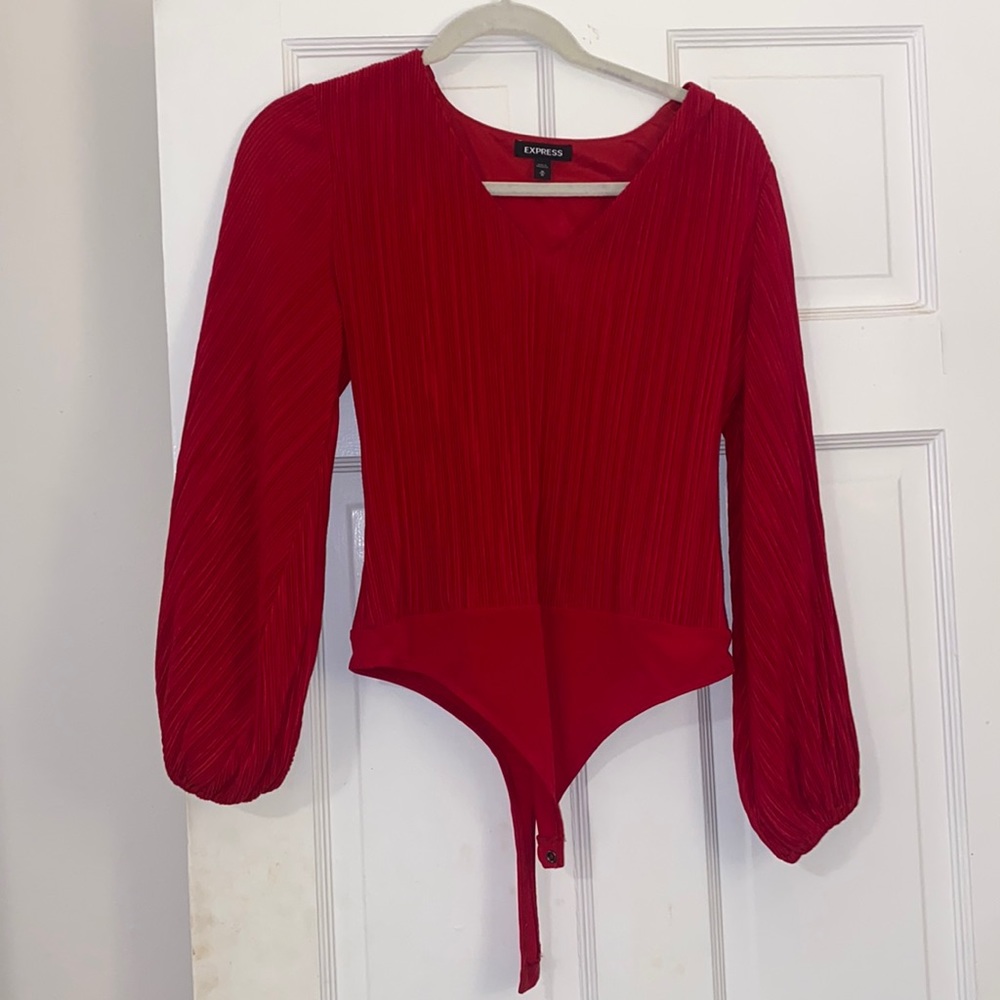 Red bodysuit